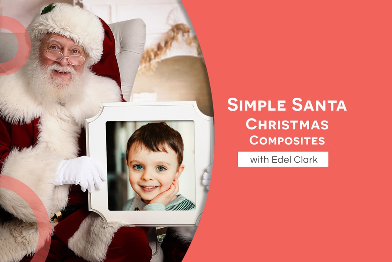 Simple Santa Christmas Composites with Edel