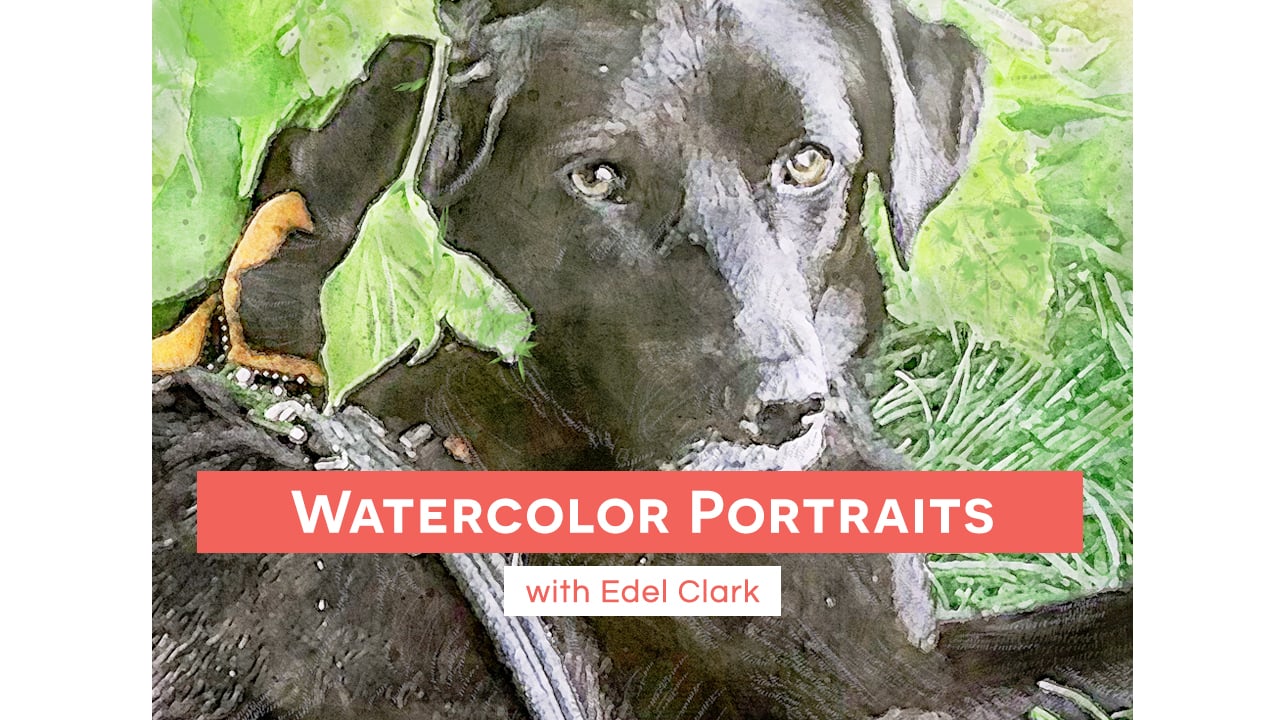 Watercolour Portraits with Edel