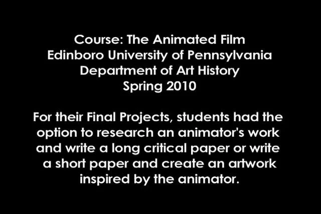 Student Work - Advanced Video on Vimeo