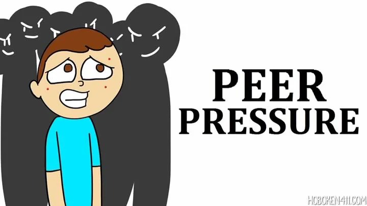 peer pressure cartoon