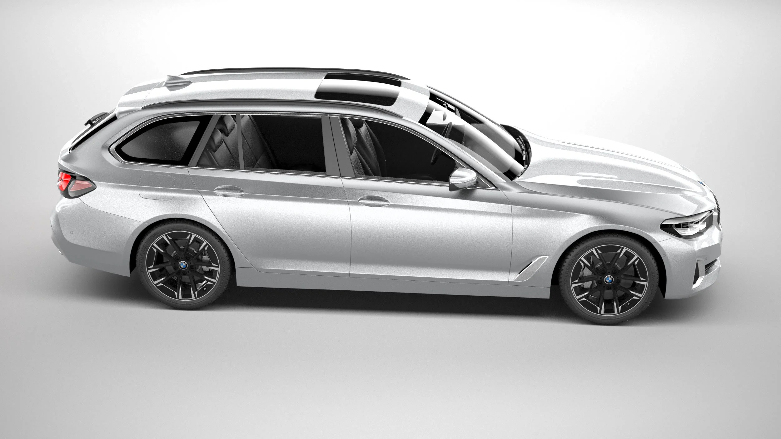 BMW 5-series Touring G31 basic 2021 3D Model on Vimeo