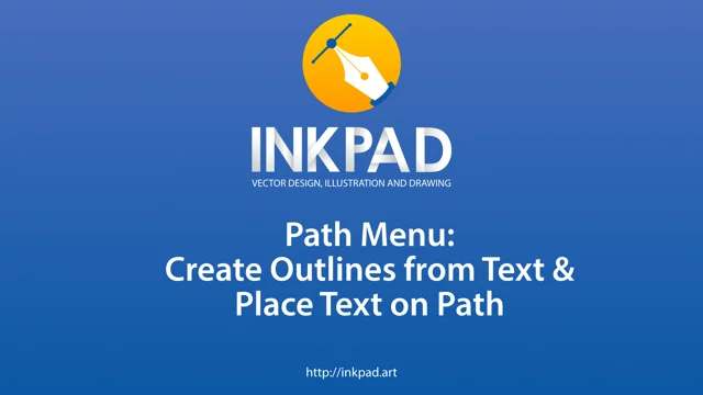 Create text designs along a path