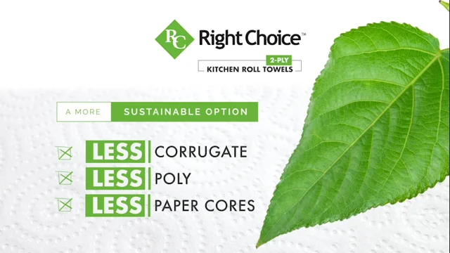 Right Choice® Kitchen Roll Towel – 85 Sheets – Right Choice Brands