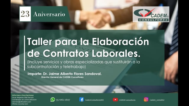 ELABORACIÓN DE CONTRATOS LABORABLES