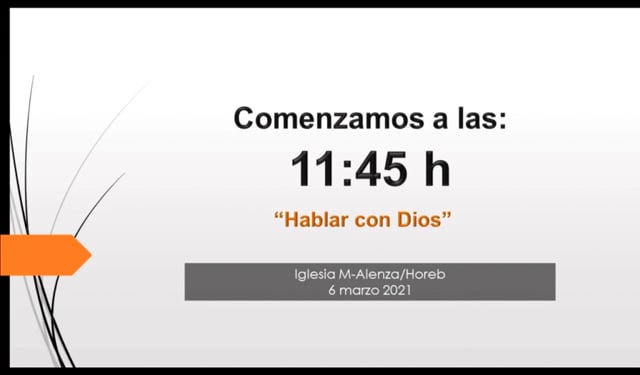 Hablar con Dios