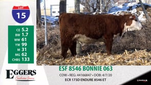 Lot #15 - ESF 8546 BONNIE 063