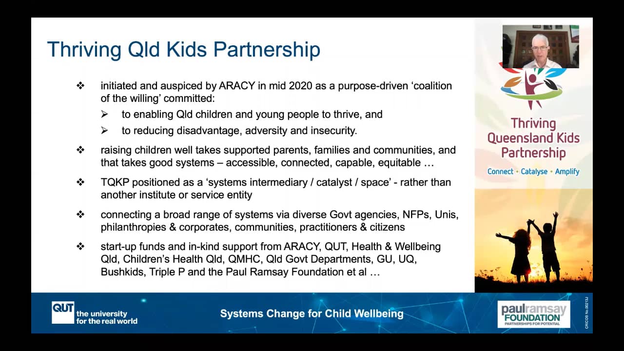 Thriving Qld Kids Partnership: enabling systems leadership for child ...