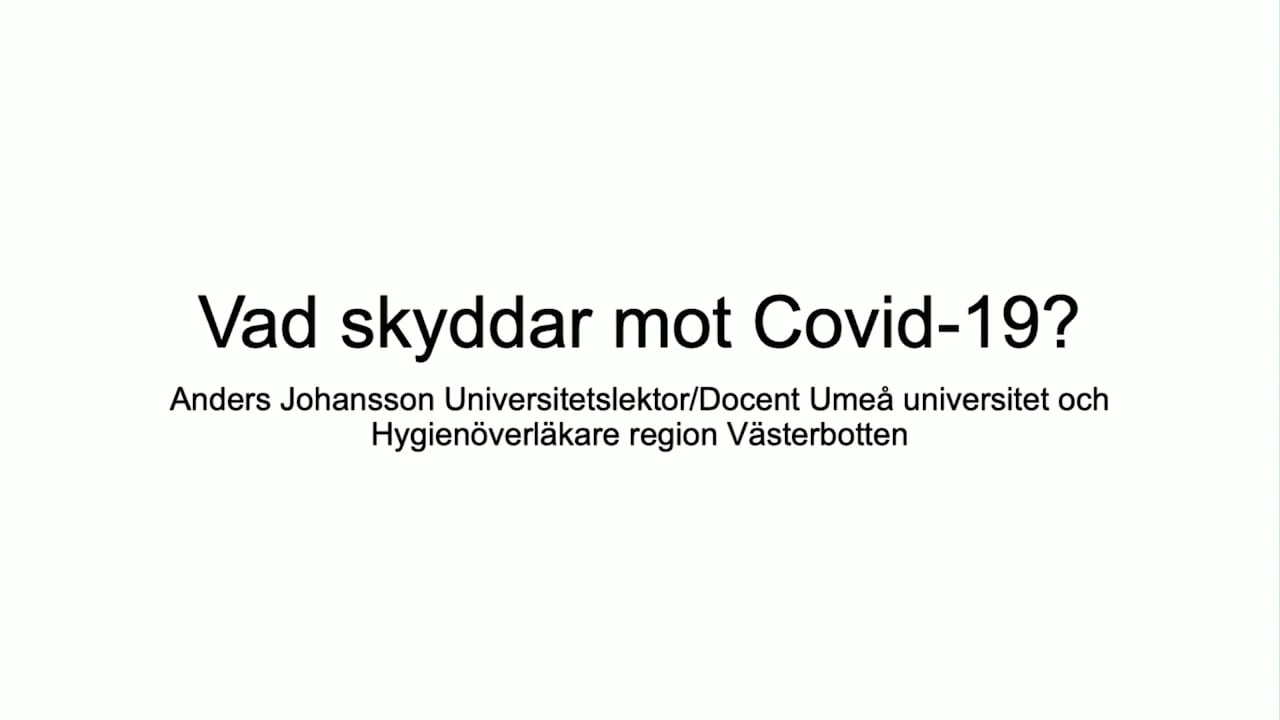 Film: Vad skyddar mot Covid-19?