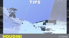 Création de neige basique avec Houdini