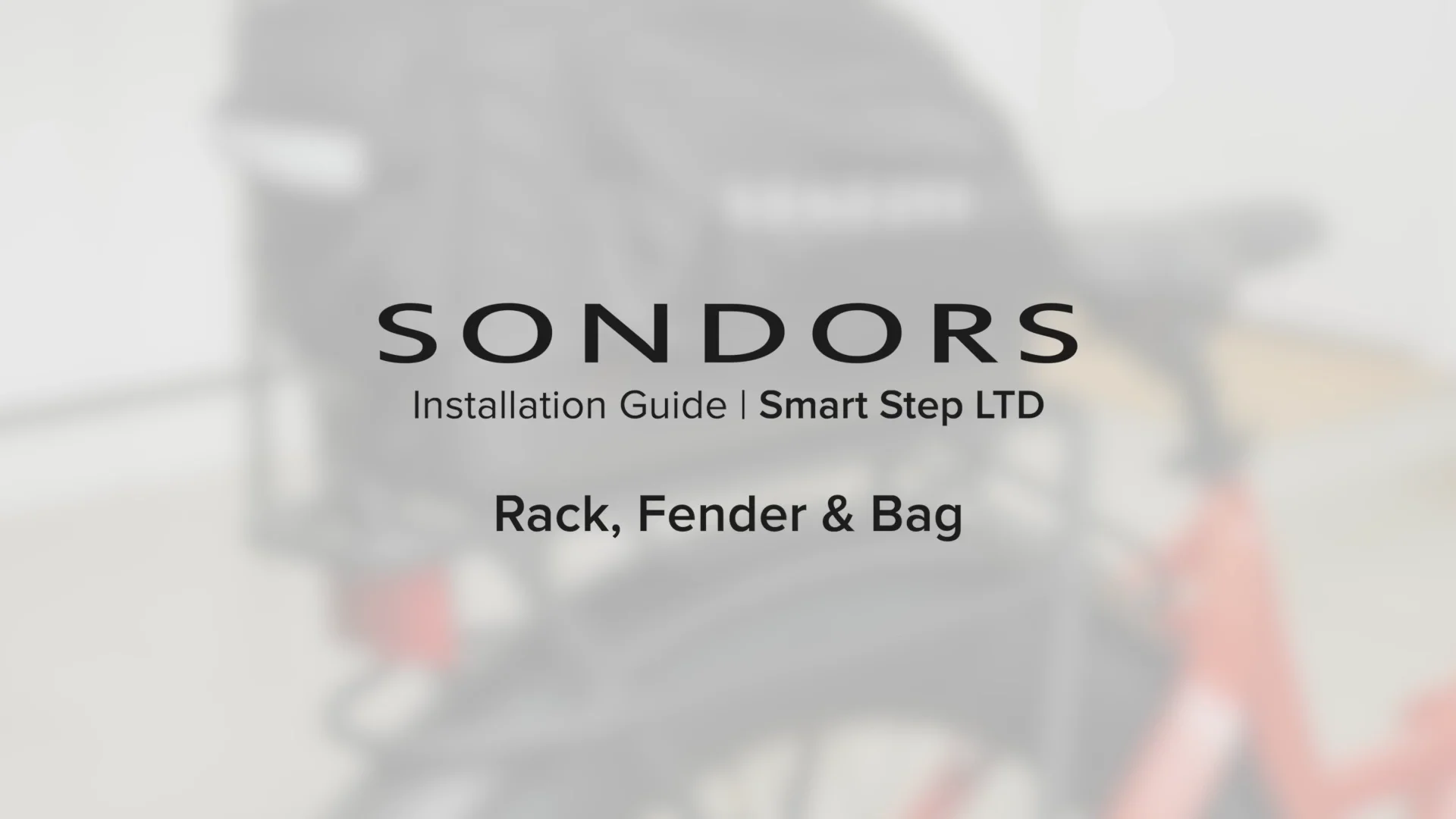 Sondors fenders clearance