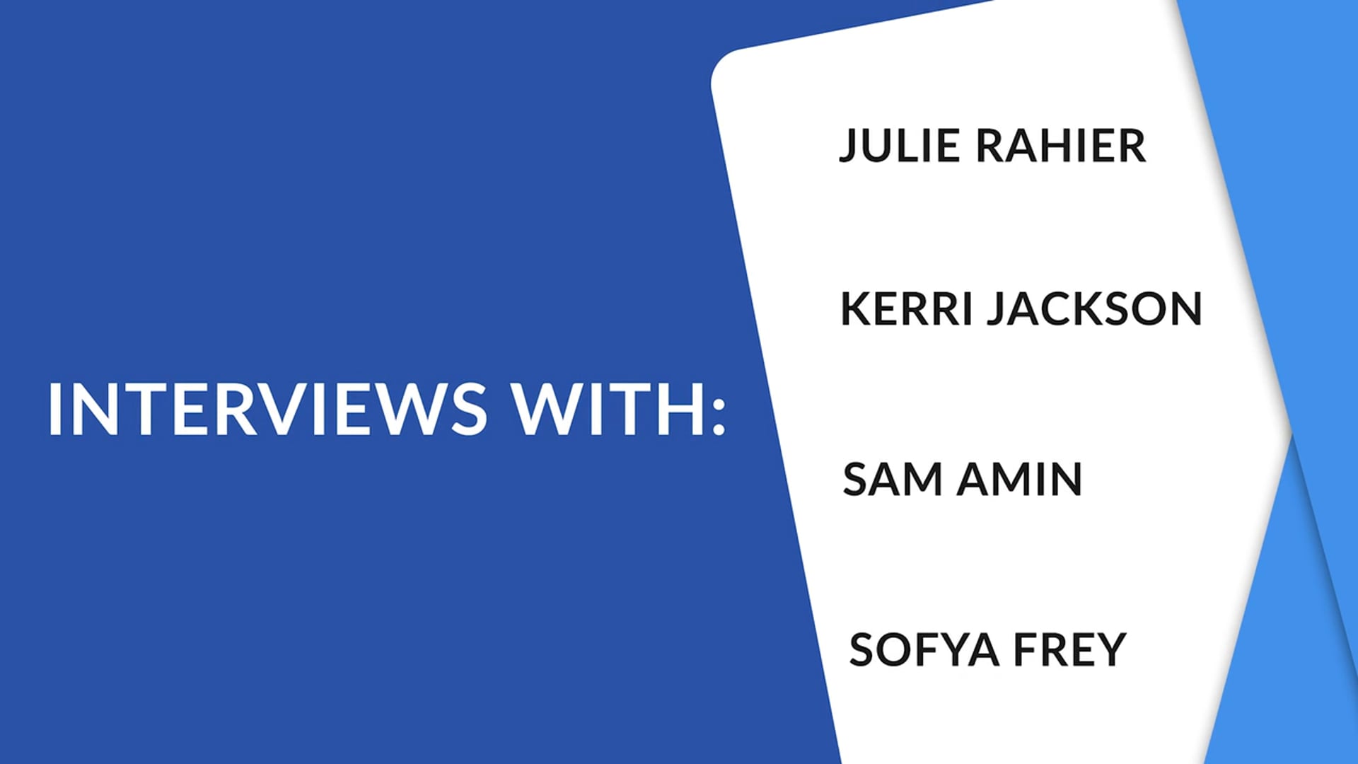 Women In The Industry Part 1/4