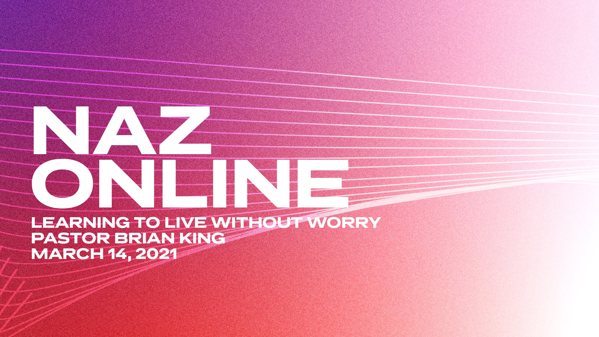 Good & Beautiful Life, Part 2 | Learning To Live Without Worry