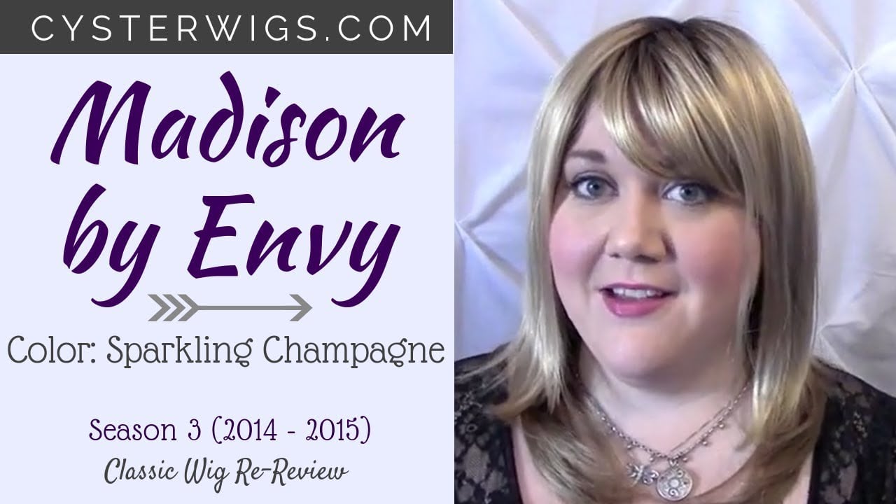 CysterWigs Wig Re Review Madison by Envy Color Sparkling Champagne S3E88 2014