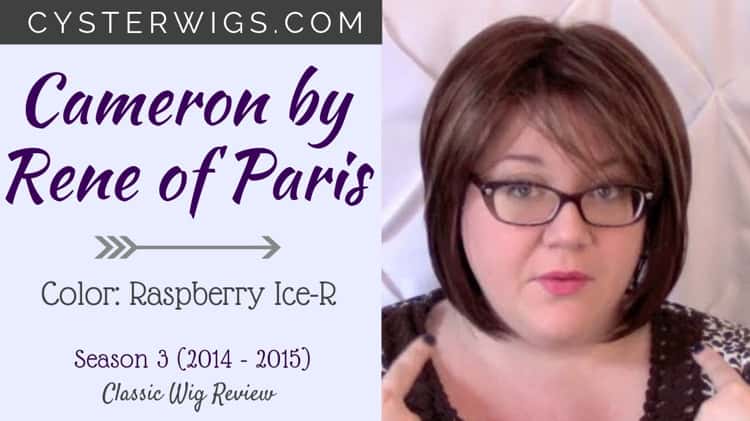 CysterWigs Wig Re Review Cameron by Rene of Paris Color Raspberry Ice R S3E94 2014