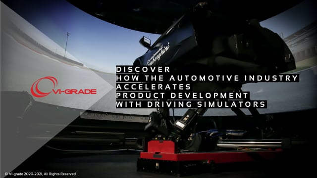 Discover how the automotive industry accelerates product development with driving simulators