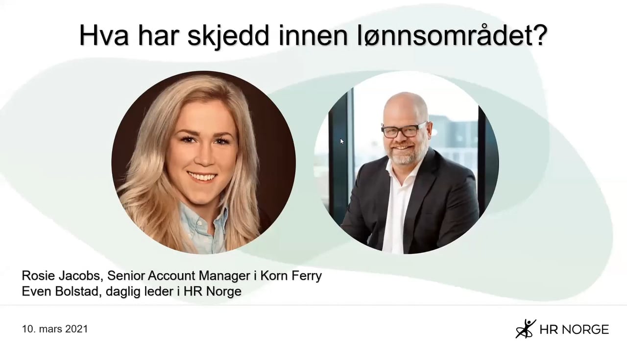 Hva har skjedd innen lønnsområdet?