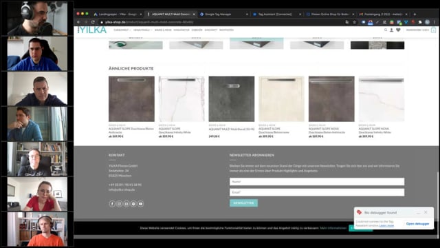 Conversions im Google Ads anhand von Yilka Mitglieder Meeting 9.03.2021