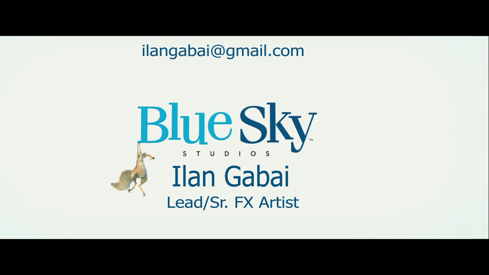 Ilan Gabai Blue Sky Fx Reel 2021 On Vimeo