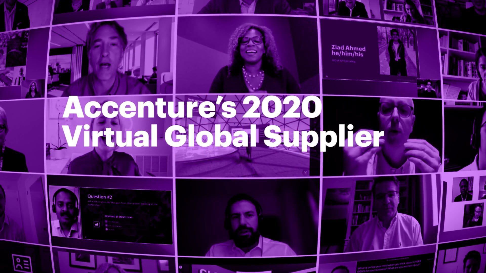 Accenture’s 2020 Virtual Global Supplier Inclusion & Sustainability Summit