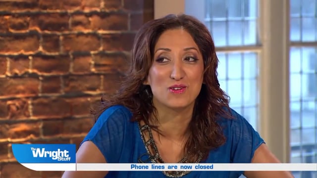Shazia on The Wright Stuff