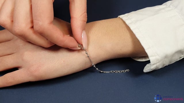 LUXURYGOLD 18k Gold Over Solid 925 Sterling Silver Italian Rosary 24" Long 3mm-Beads/Rosario De Plata Con 18k Bano De Oro 24" Largo - Foto 5