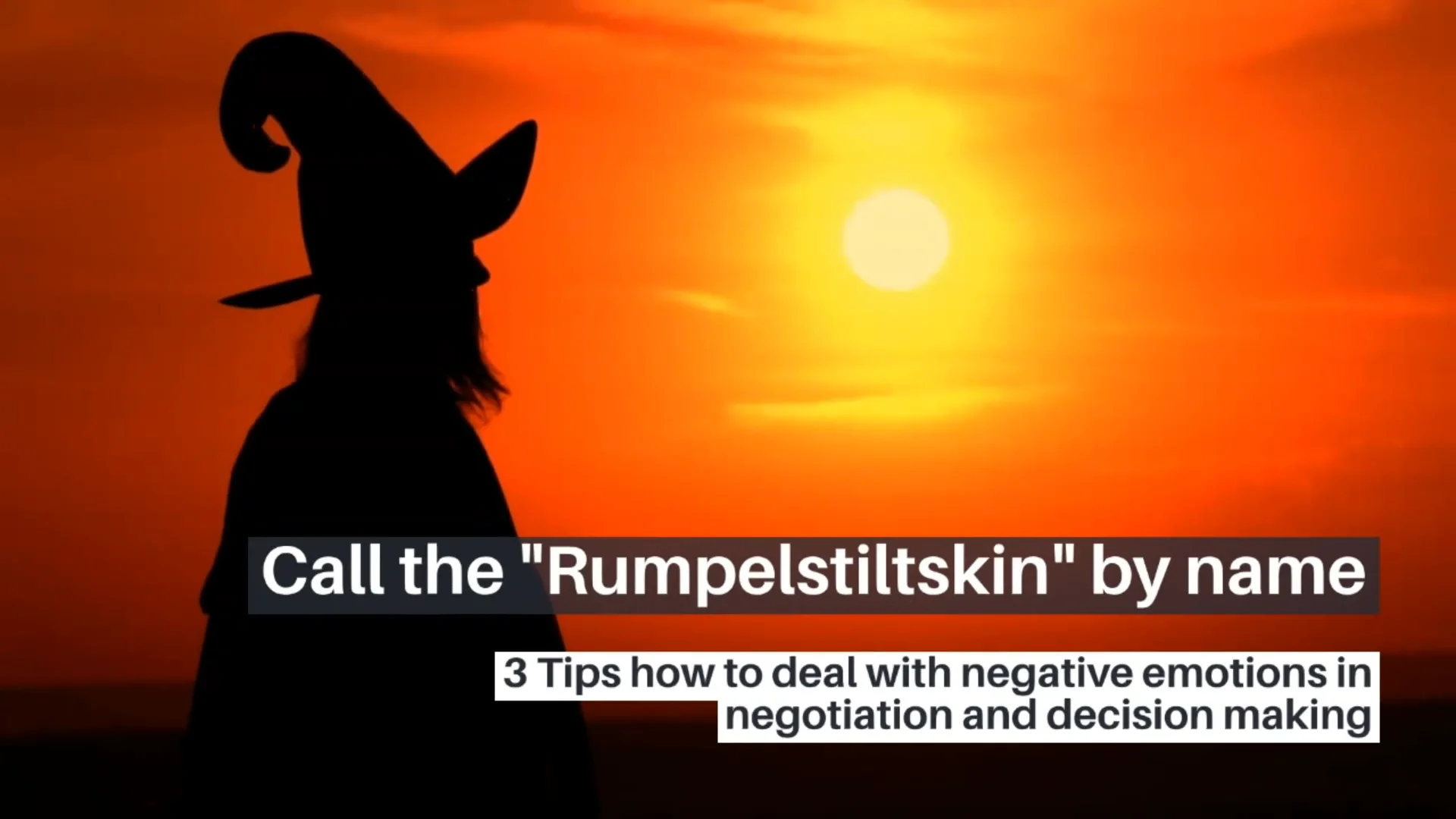 Handling emotions in negotiations on Vimeo