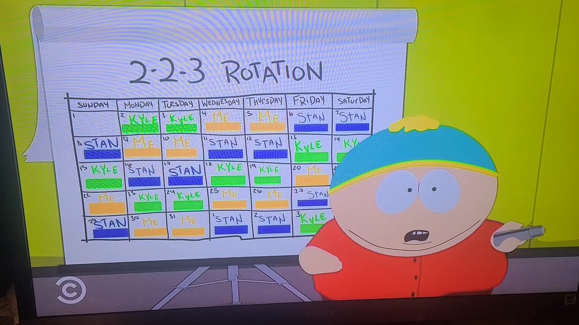 The 2-2-3 Rotation - South Park (Video Clip)