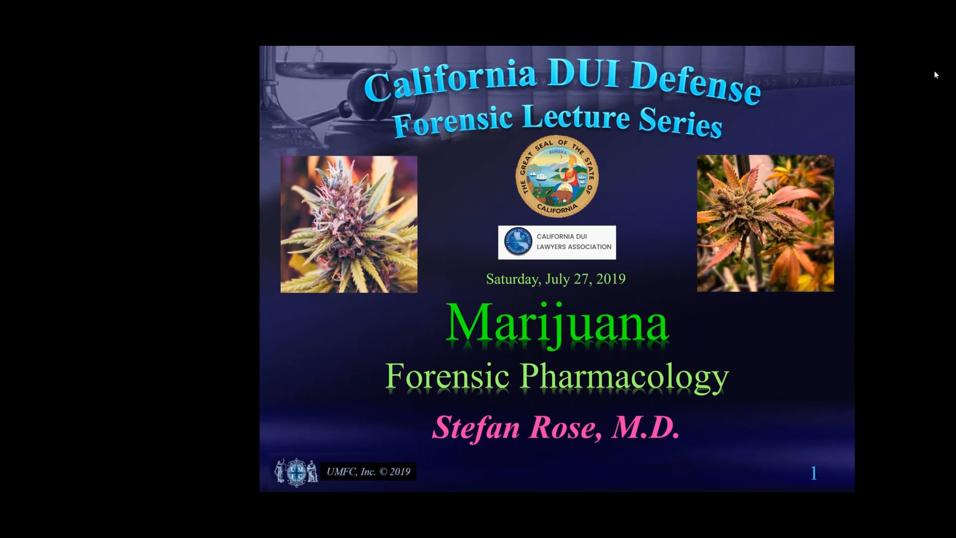 JULY 27 2019 CDLA MARIJUANA VIDEO