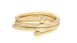 Italian 18kt Yellow Gold Over Sterling Silver Flexible Four-In-One NecklaceBracelet