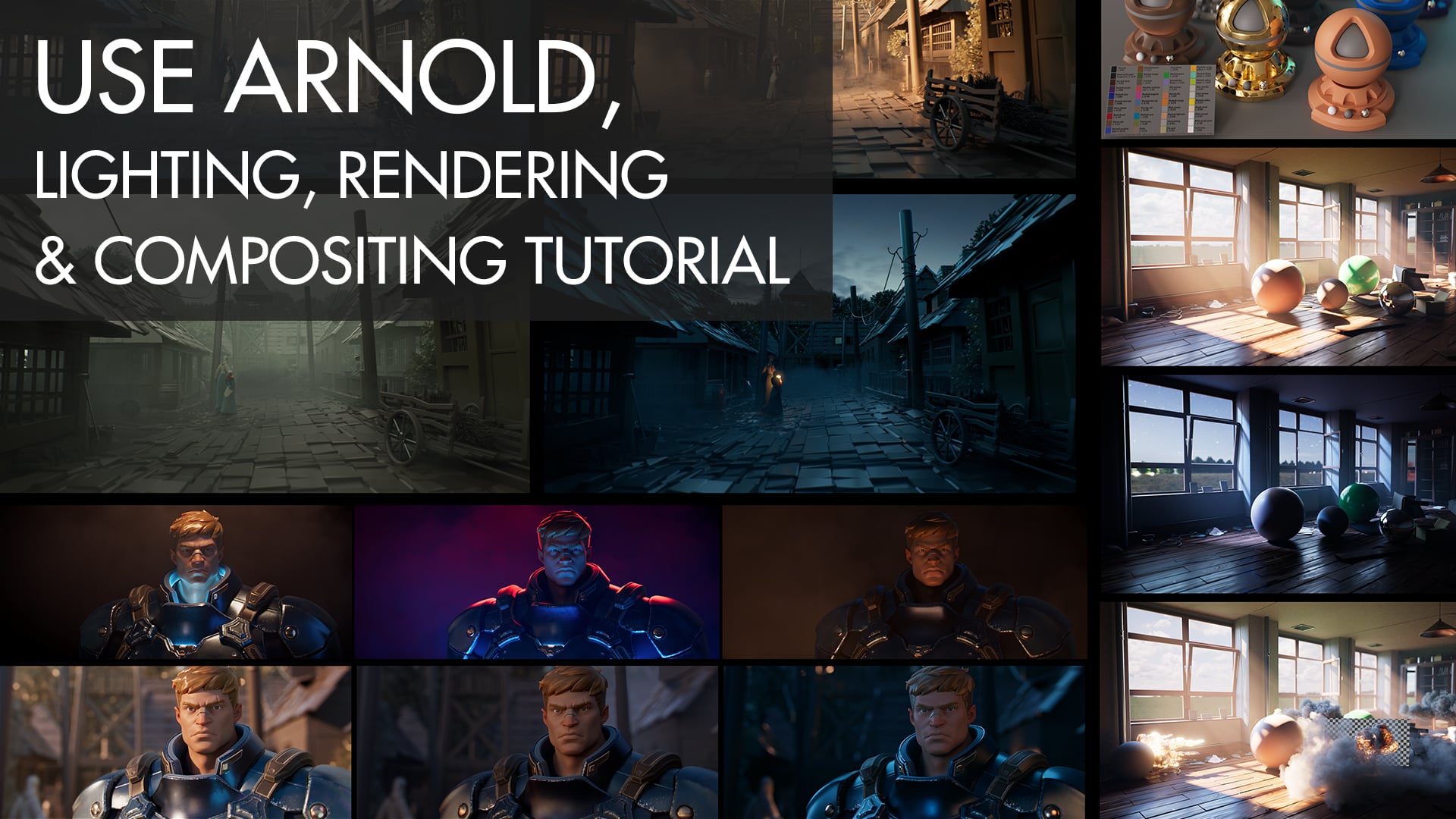 Use Arnold, Lighting, Rendering Compositing Tutorial - WingFox on Vimeo