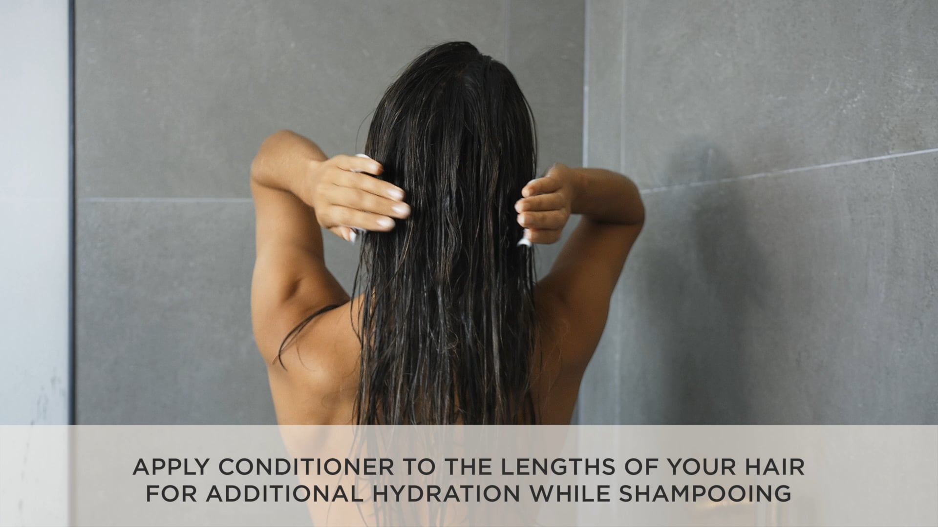 How to apply conditioner on hair sale video