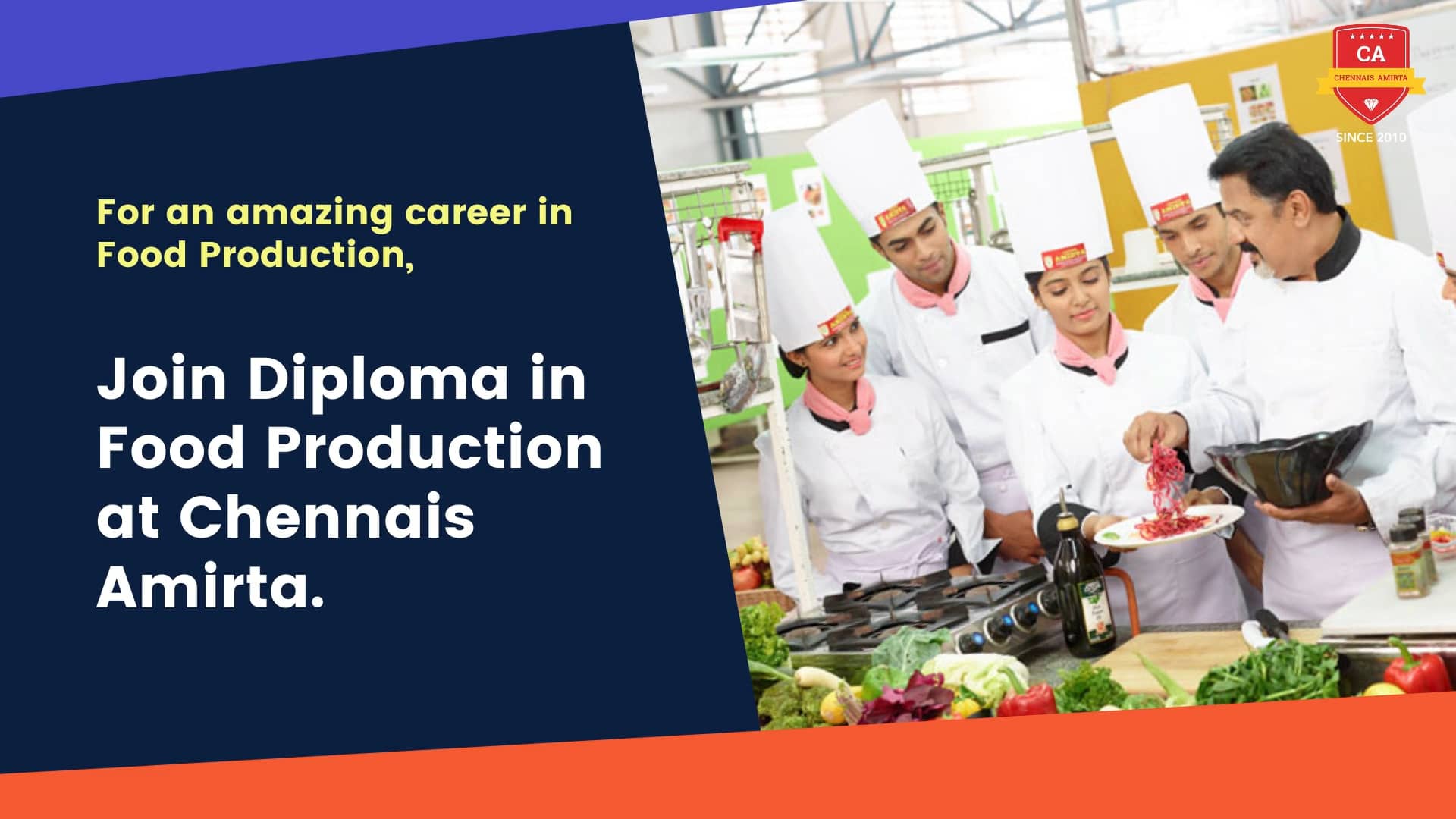 Diploma in Food Production at Chennais Amirta International Institute