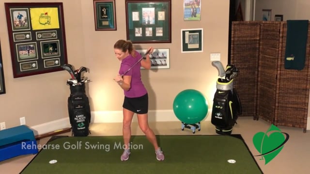 Warm Up with the Shoulder Rotators to Pivot Drill