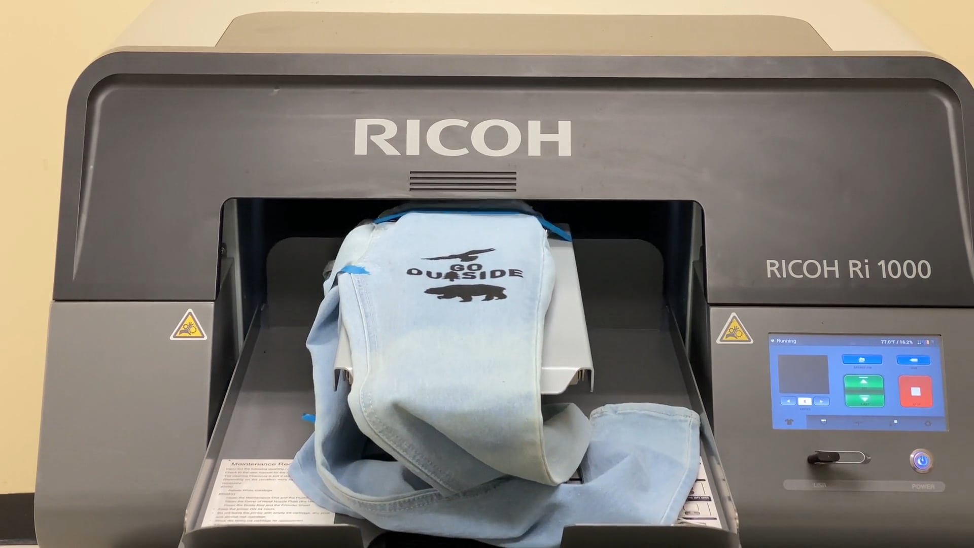 Print Beyond T-Shirts With Ricoh Direct-to-Garment on Vimeo
