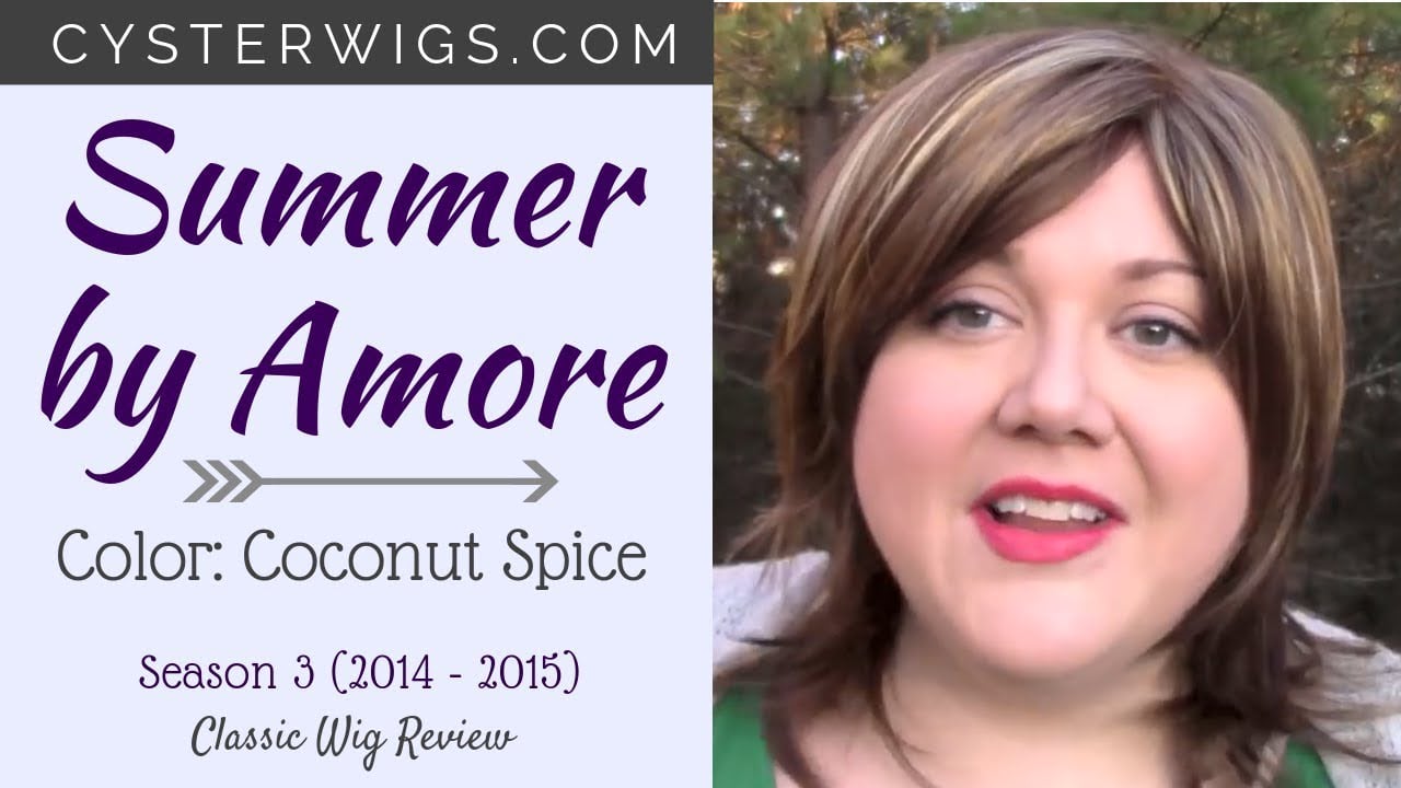 CysterWigs Wig Review Summer by Amore Color Coconut Spice S3E186 2015