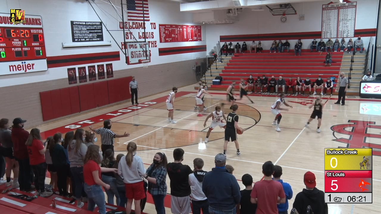 Midland Bullock Creek High School vs St Louis High School, Boy's ...