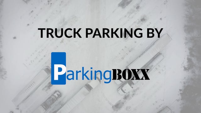 Truck Parking System Installation Overview — Parking BOXX video