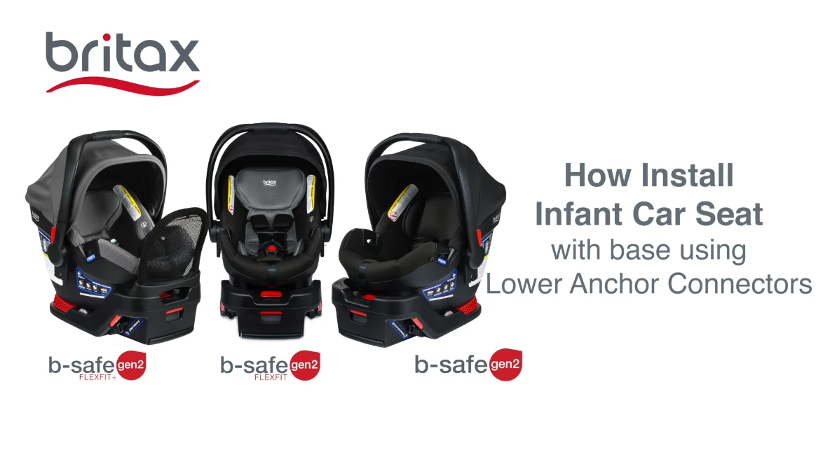 Installing britax infant car seat sale