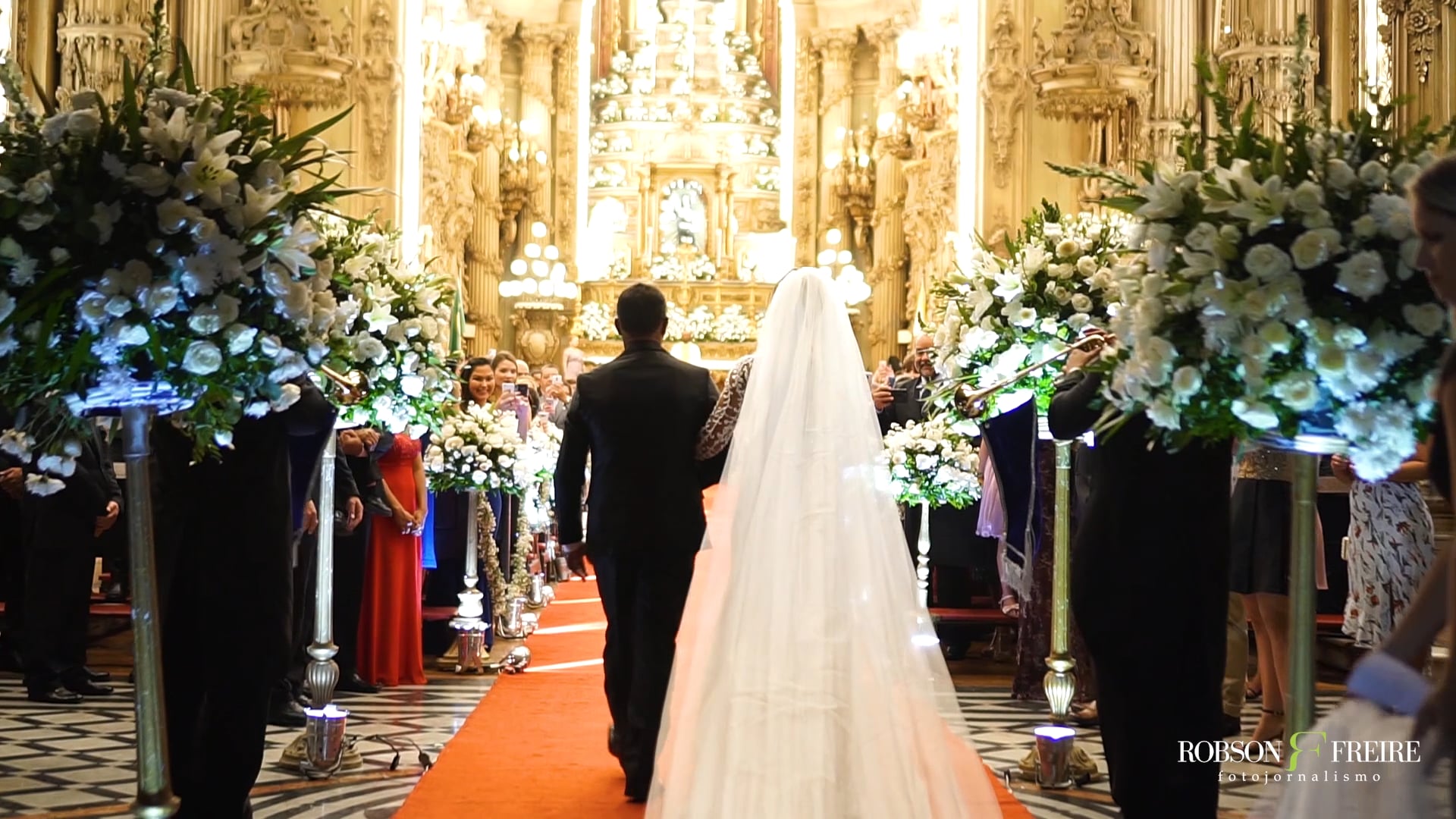Alane e Igor - Igreja São Francisco de Paula - RJ e Recepção - Mansão Rosa