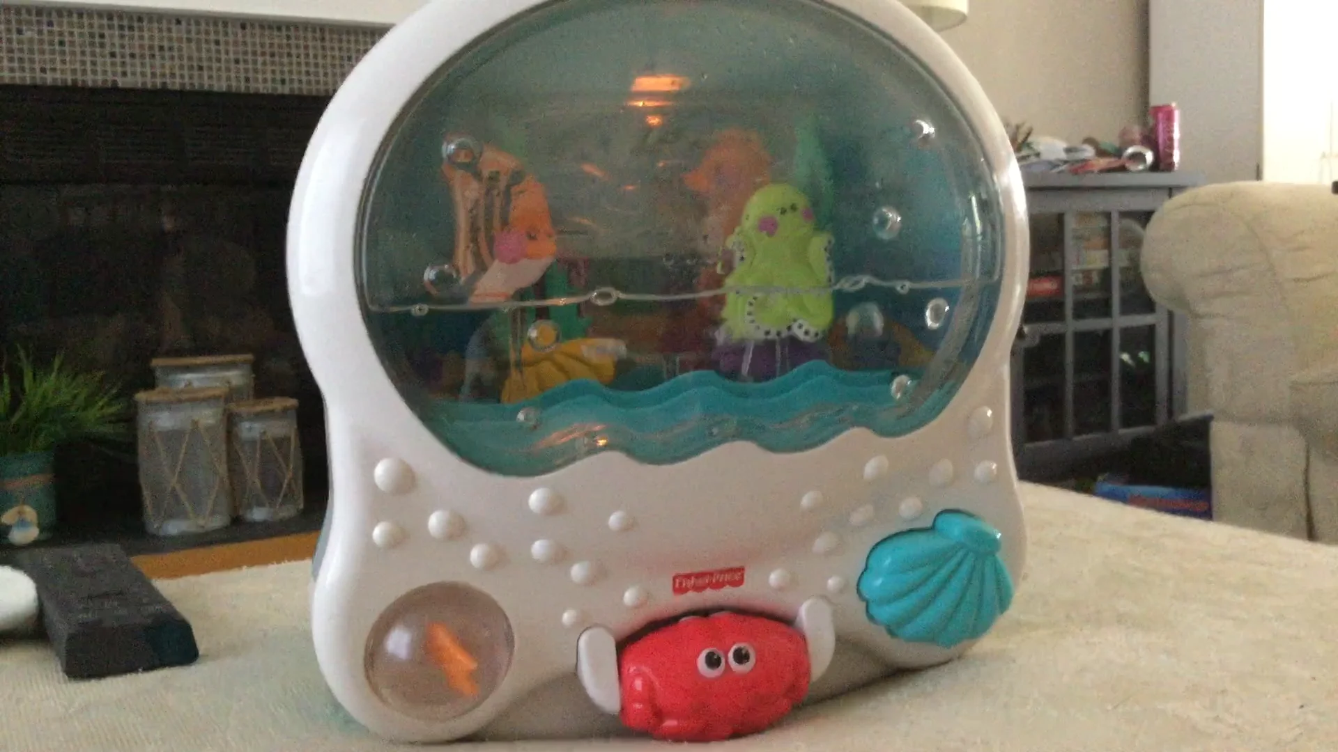 Fisher price ocean wonders aquarium crib shop soother