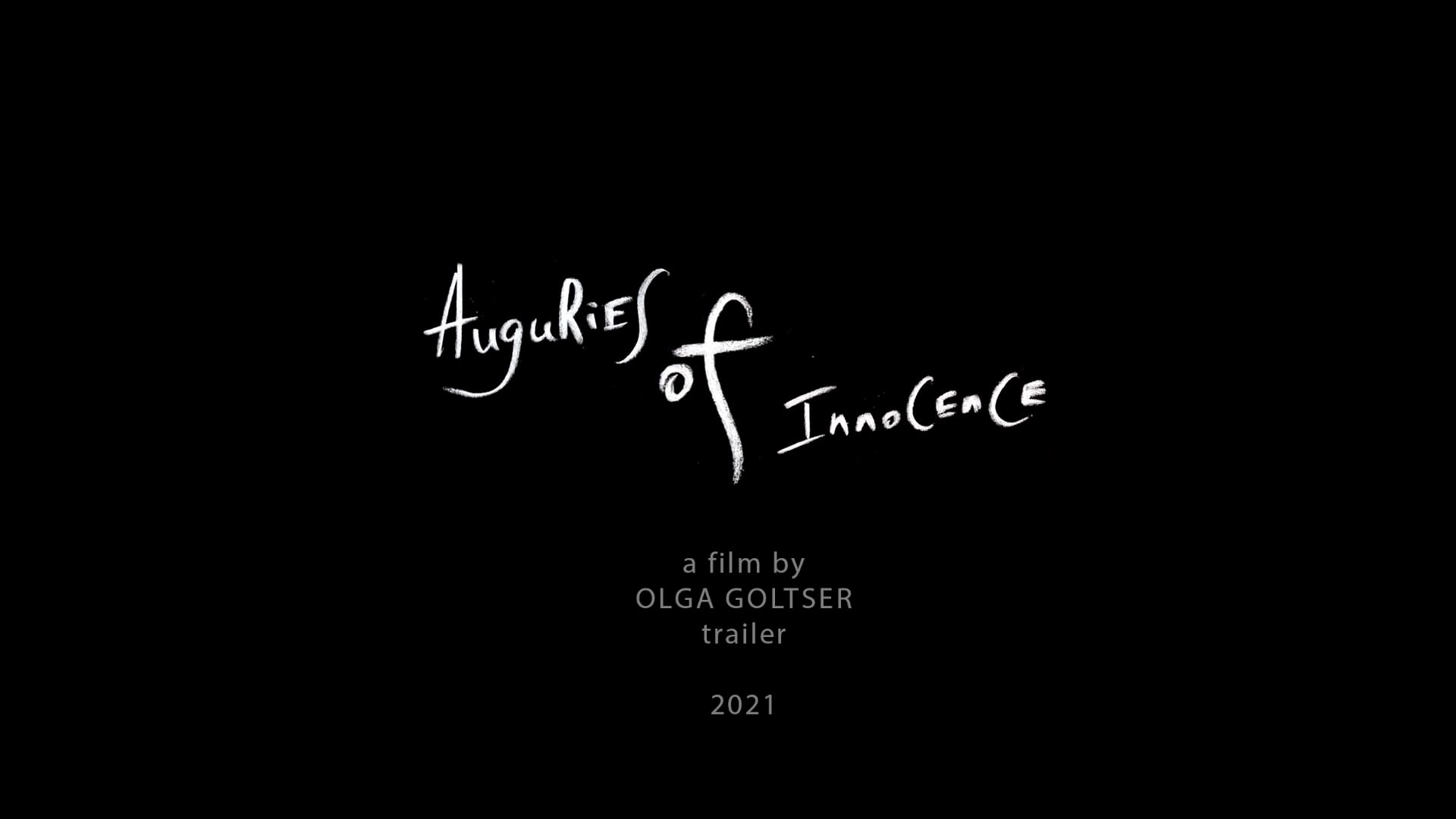 AUGURIES OF INNOCENCE trailer