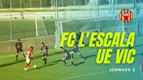 Resum FC l'Escala 1 - 1 UE Vic