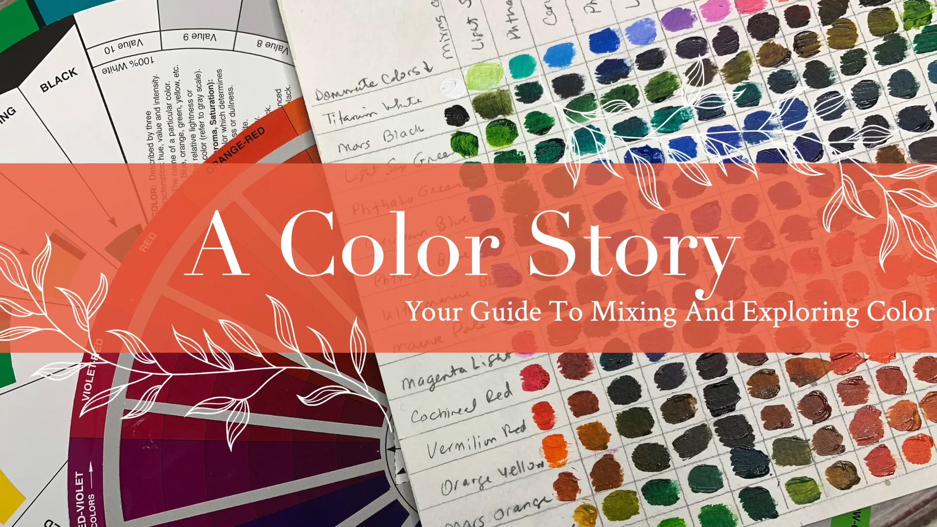 Uniquecozytreasures A Lesson In Color Mixing Part 2