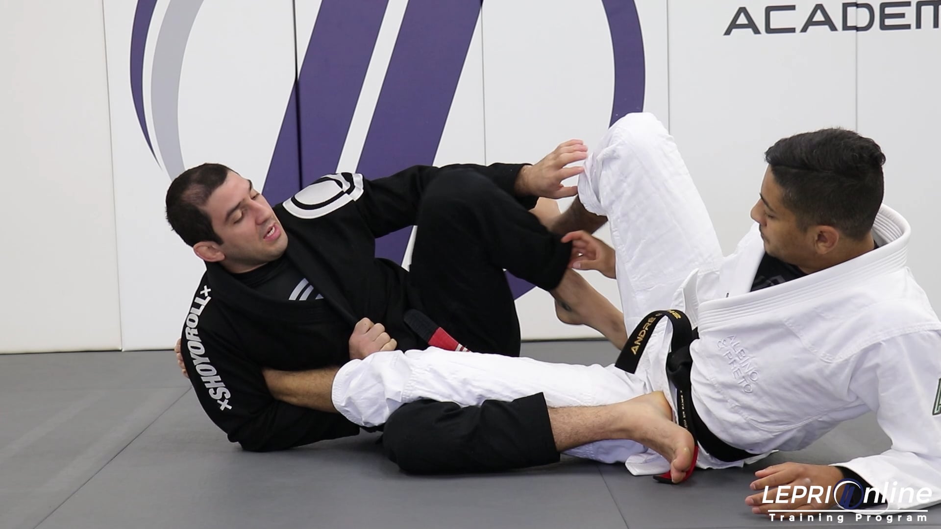 Lepri BJJ Online Training Straight Ankle Lock When in De La Riva