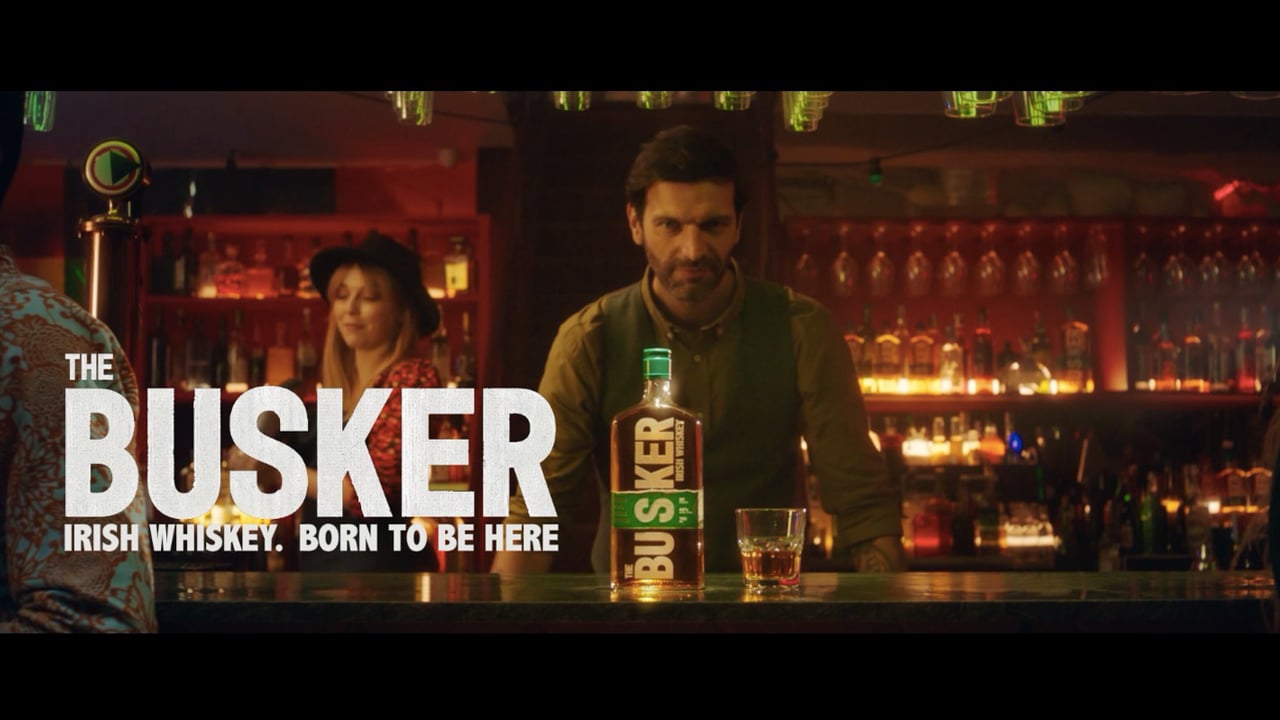 THE BUSKER I IRISH WHISKEY. BORN TO BE HERE