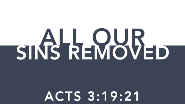 All Our Sins Removed