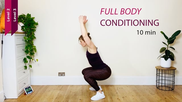 10 MIN | FULL BODY CONDITIONING | cardio & fat burning
