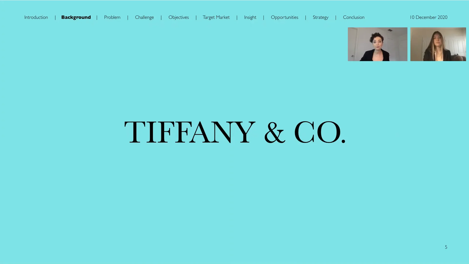tiffany and co background