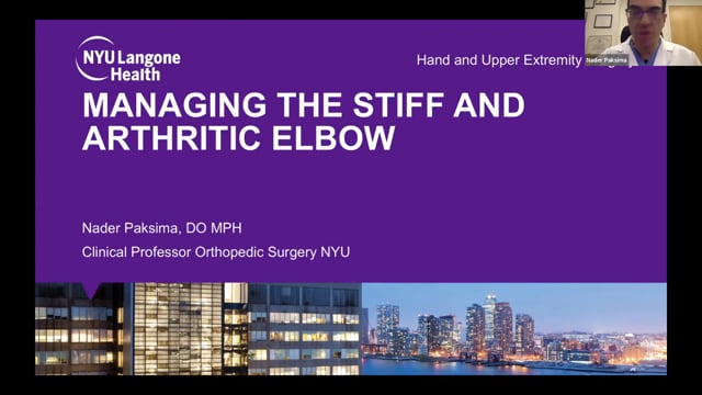 Managing the Stiff and Arthritic Elbow