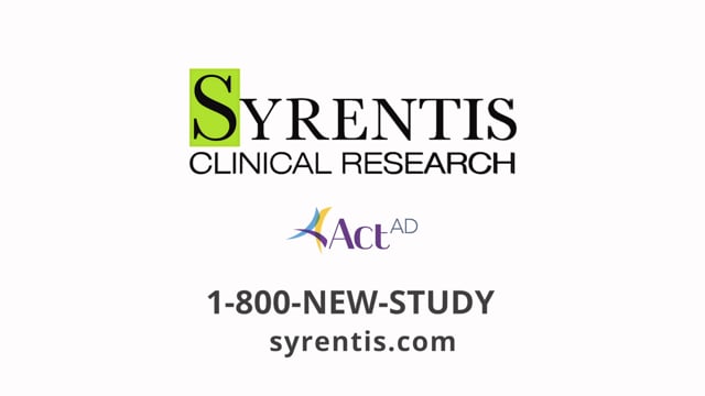Athira Pharma - ActAD - Syrentis Clinical Research - Dr Bisesi 30s